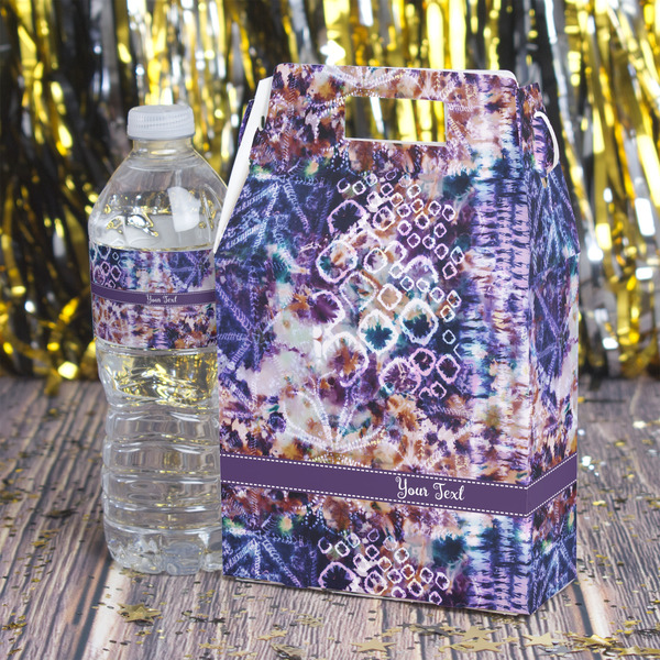 Tie Dye Gable Favor Box - In Context