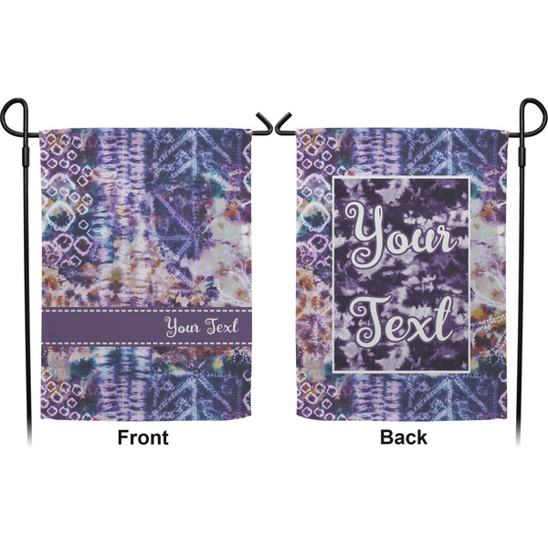 Tie Dye Garden Flag - Double Sided Front and Back