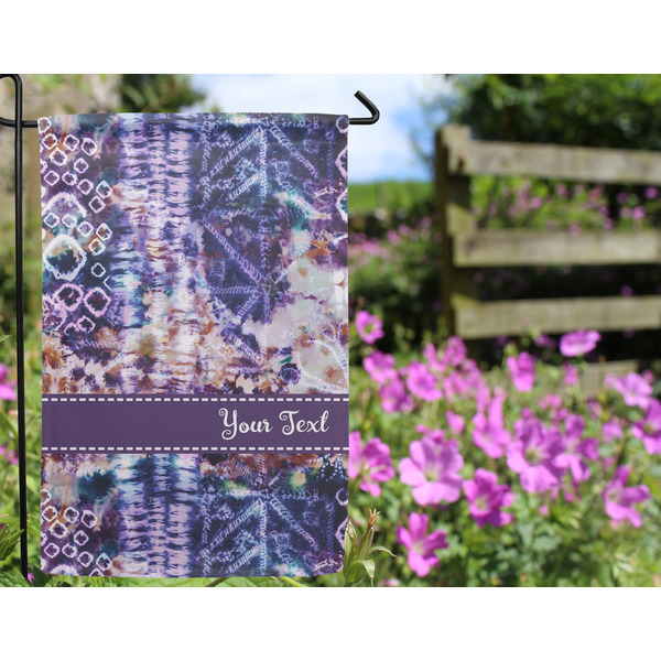 Tie Dye Garden Flag - Outside In Flowers