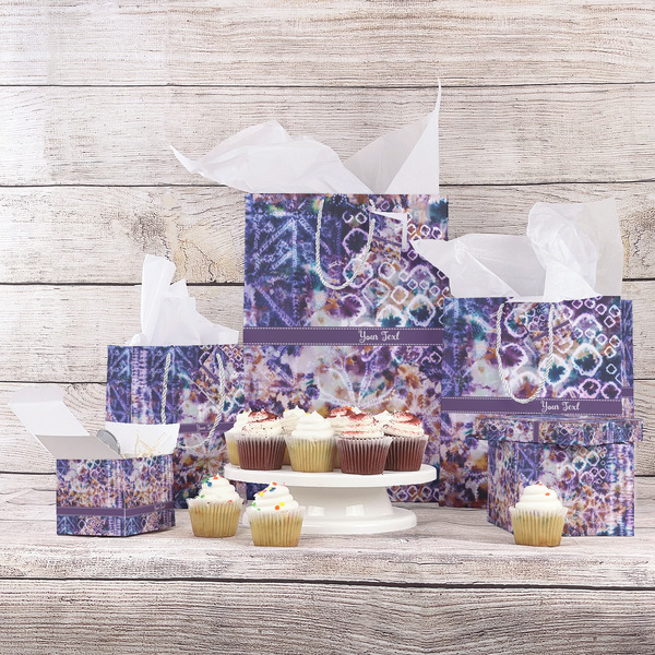 Tie Dye Gift Bags - In Context