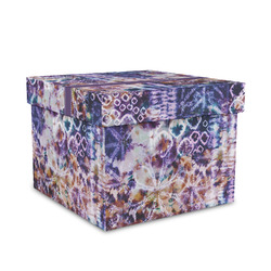 Tie Dye Gift Box with Lid - Canvas Wrapped - Medium (Personalized)