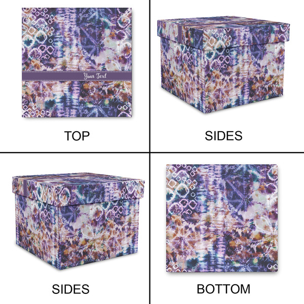 Tie Dye Gift Boxes with Lid - Canvas Wrapped - XX-Large - Approval