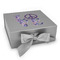 Tie Dye Gift Boxes with Magnetic Lid - Silver - Front
