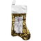 Tie Dye Gold Sequin Stocking - Front