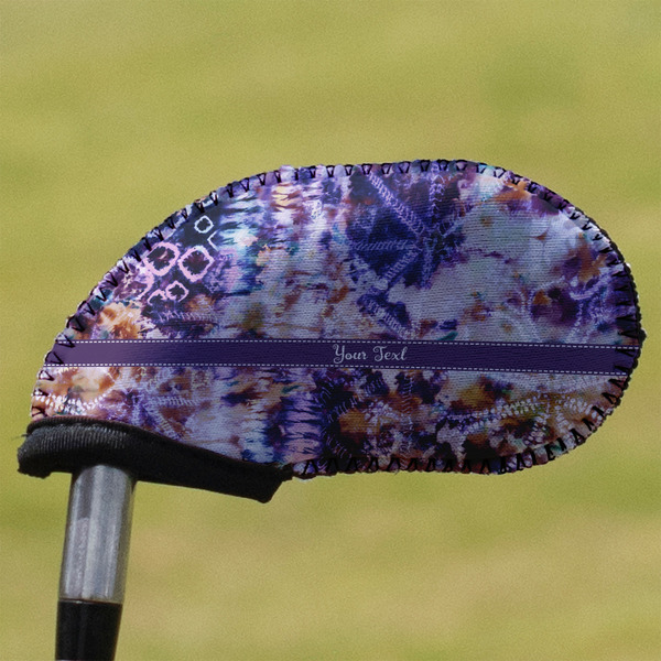 Custom Tie Dye Golf Club Iron Cover (Personalized)