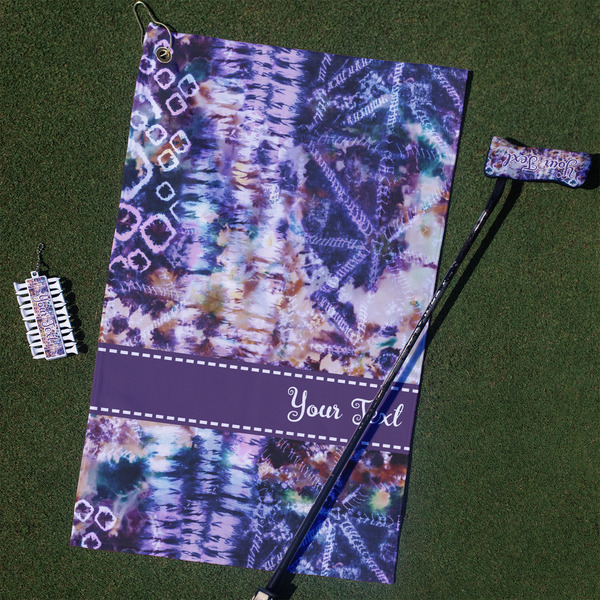 Custom Tie Dye Golf Towel Gift Set (Personalized)