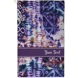 Tie Dye Golf Towel - Poly-Cotton Blend - Small w/ Name or Text