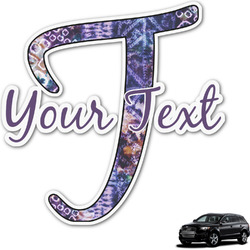 Tie Dye Graphic Car Decal