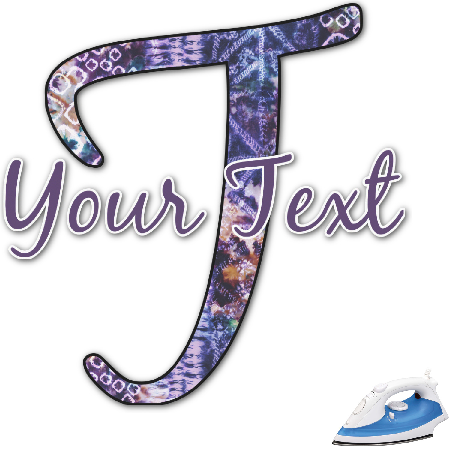 Custom Tie Dye Graphic Iron On Transfer YouCustomizeIt
