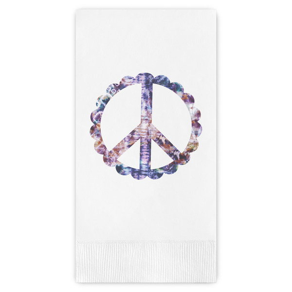 Custom Tie Dye Guest Paper Towels - Full Color