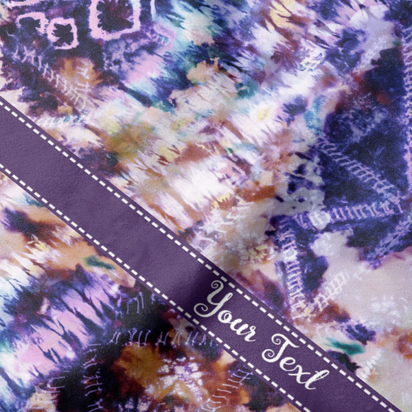 Tie Dye Hooded Baby Towel- Detail Close Up