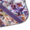 Tie Dye Hooded Baby Towel- Detail Corner