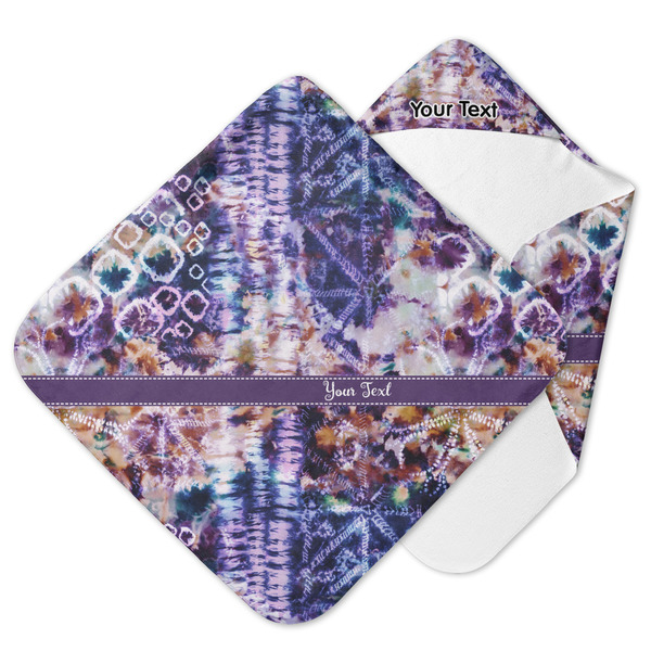 Custom Tie Dye Hooded Baby Towel (Personalized)