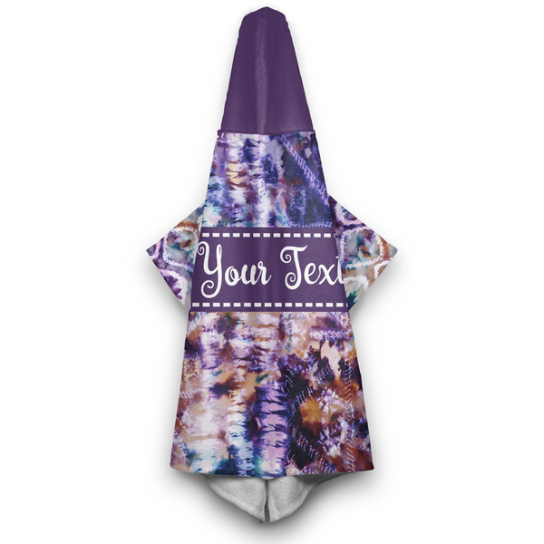 Tie Dye Hooded Towel - Hanging