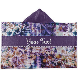 Tie Dye Kids Hooded Towel (Personalized)
