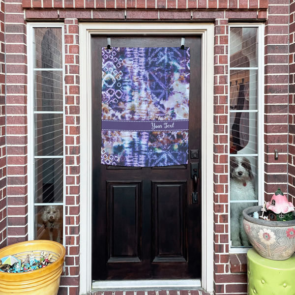 Tie Dye House Flags - Double Sided - (Over the door) LIFESTYLE