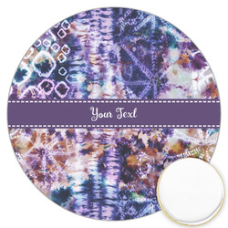 Tie Dye Printed Cookie Topper - 3.25" (Personalized)