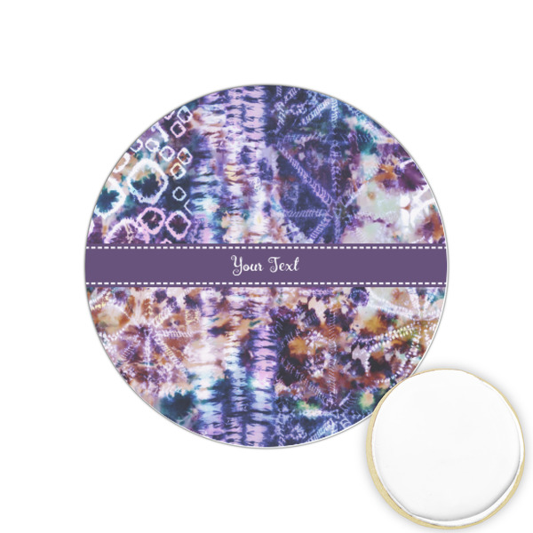 Custom Tie Dye Printed Cookie Topper - 1.25" (Personalized)