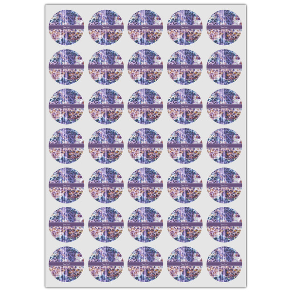 Tie Dye Icing Circle - XSmall - Set of 35