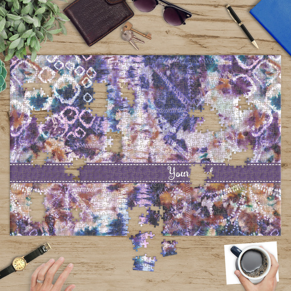 Tie Dye Jigsaw Puzzle 1014 Piece - In Context