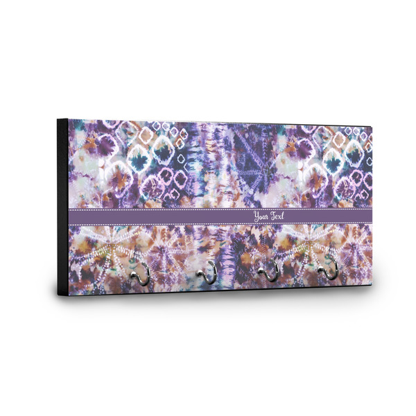 Tie Dye Key Hanger - Front View with Hooks