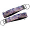Tie Dye Key-chain - Metal and Nylon - Front and Back