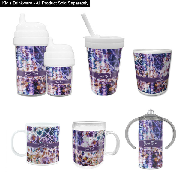 Tie Dye Kid's Drinkware - Customized & Personalized