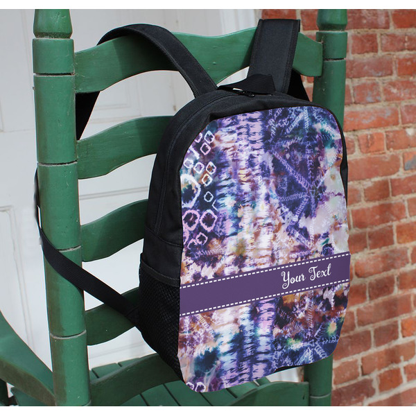 Tie Dye Kids Backpack - In Context