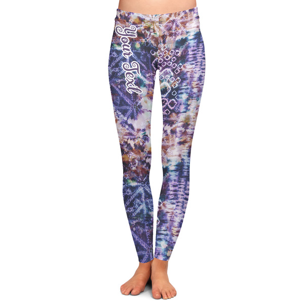 Custom Tie Dye Ladies Leggings - 2X-Large (Personalized)