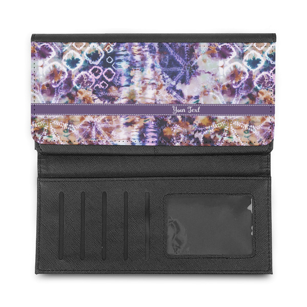 Tie Dye Ladies Wallet - Half Way Open