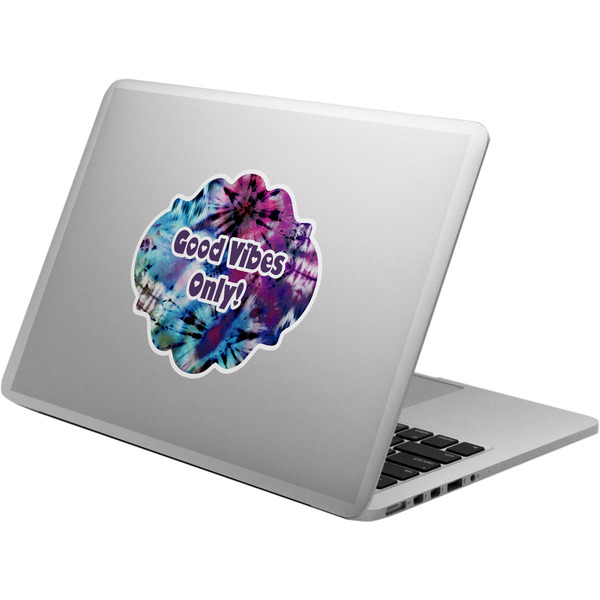 Custom Tie Dye Laptop Decal (Personalized)