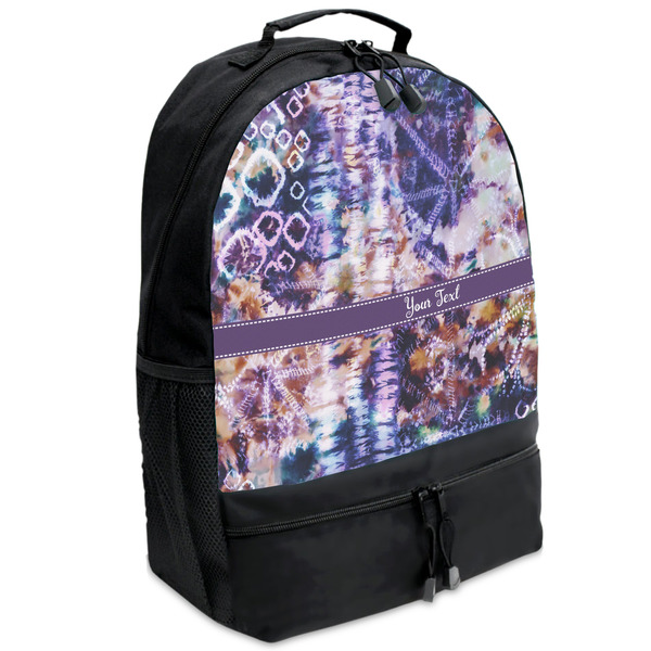 Custom Tie Dye Backpacks - Black (Personalized)