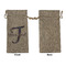 Tie Dye Large Burlap Gift Bags - Front Approval