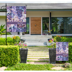 Tie Dye Large Garden Flag - Double Sided (Personalized)