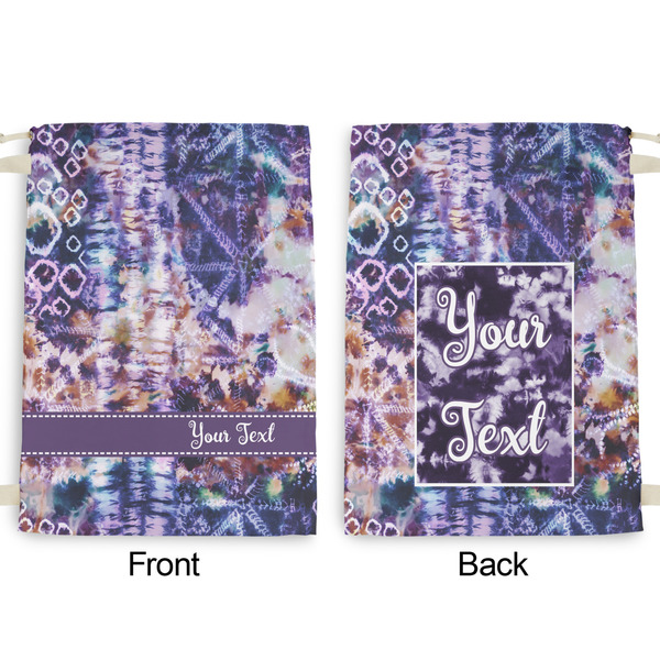 Tie Dye Large Laundry Bag - Front & Back View