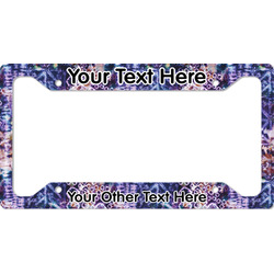 Tie Dye License Plate Frame (Personalized)