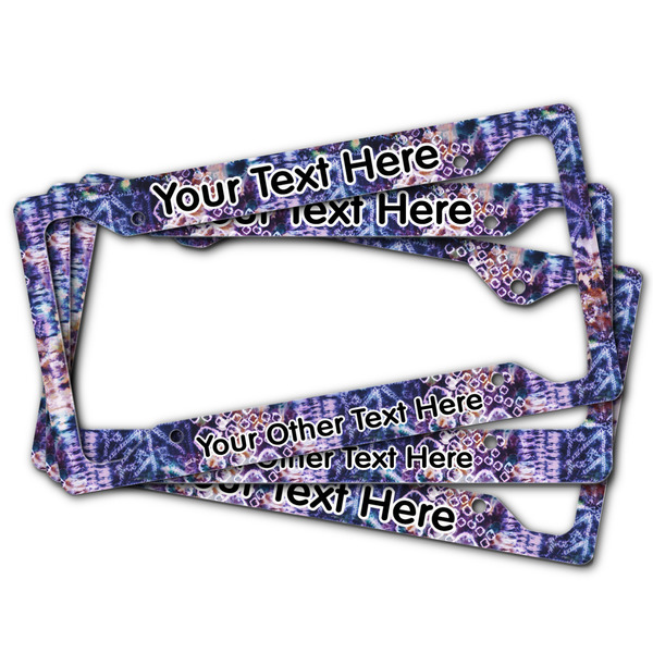 Tie Dye License Plate Frames - (PARENT MAIN)