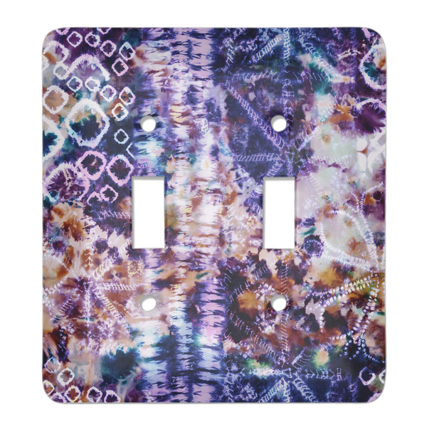 Custom Tie Dye Light Switch Cover (2 Toggle Plate)