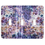 Tie Dye Light Switch Cover (3 Toggle Plate)