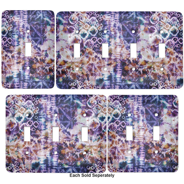 Tie Dye Light Switch Covers all sizes