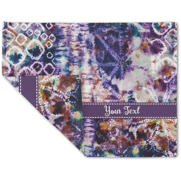 Tie Dye Linen Placemat - Folded Corner (double side)
