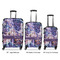 Tie Dye Luggage Bags all sizes - With Handle
