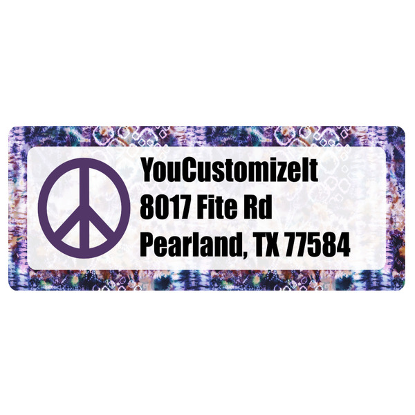 Custom Tie Dye Return Address Labels (Personalized)