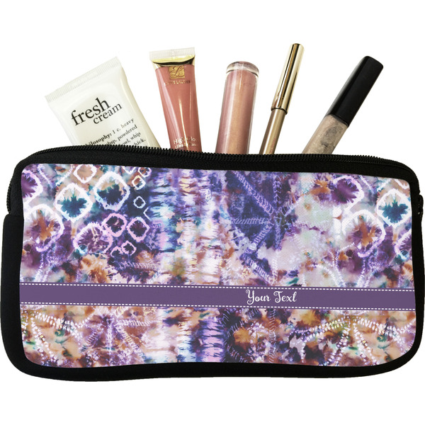 Custom Tie Dye Makeup / Cosmetic Bag - Small (Personalized)