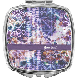 Tie Dye Compact Makeup Mirror (Personalized)