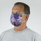 Tie Dye Mask - Quarter View on Guy