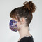 Tie Dye Mask - Side View on Girl