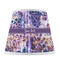 Tie Dye Poly Film Empire Lampshade - Front View