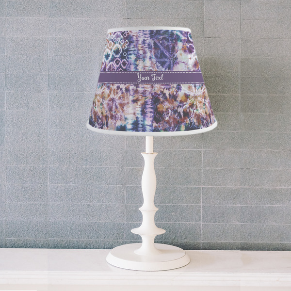 Tie Dye Poly Film Empire Lampshade - Lifestyle