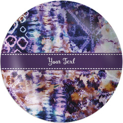 Tie Dye Melamine Plate (Personalized)